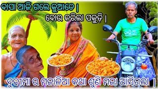 ବାପା ଆଜି ଗଲେ କୁଆଡେ | ବୋଉ କରିଲା ପୋକୁଡ଼ି | ବୁଢ଼ିମା ର ମଜାଳିଆ କଥା ଶୁଣି ମଜା ଆସିଗଲା |