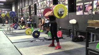 Jocelyn Forest-Haynes (63kg) Heavy Snatch and Clean \u0026 Jerk, Front Squats