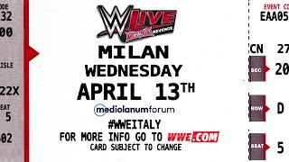 La WWE torna in Italia