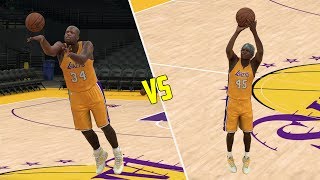 CAN SHAQ HIT A HALF COURT SHOT BEFORE A 0 OVERALL HITS A THREE POINTER? NBA 2K17 GAMEPLAY!