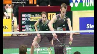 Boe/Mogensen - Fuchs/Roth (European Championships men's doubles finals)