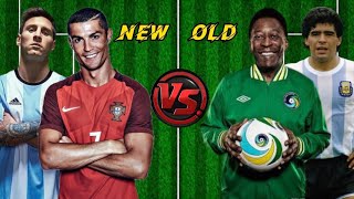 Messi Ronaldo VS Pele Maradona🔥 ULTIMATE VS🔥(New Duo vs Old Duo)