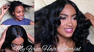 Watch Me Slay This Silk Base Closure: Full Head Sew in For Beginners | Van Henry