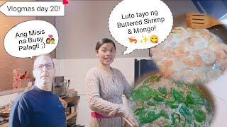 Vlogmas day 20 🥳 My version of Buttered Shrimp \u0026 Mongo! The busy Misis!