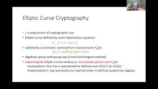 Supersingular isogeny graphs in cryptography - Kristin Lauter