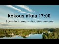 kunnanvaltuuston kokous 16.12.2024