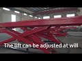 Hydraulic Wheel Alignment Scissor Lift Underground Type Car lift