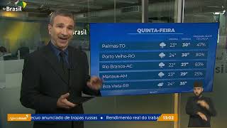 Frente fria avança pelo Sudeste; Nordeste com temporais