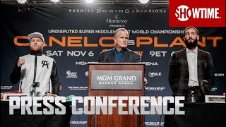 Canelo Alvarez vs. Caleb Plant: Press Conference | SHOWTIME PPV