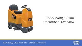 TASKI swingo 2100 Operational Video