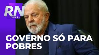 Lula fala em governar só para pobres