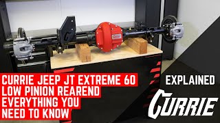 Currie Jeep Gladiator JT Extreme 60 Low Pinion Rearend Everything You Need To Know | Explained