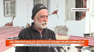 Fay hattının geçtiği 140 haneli Ördekdede Mahallesi enkaza döndü