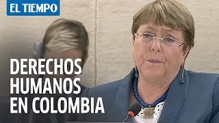 Michelle Bachelet, preocupada por situación en Colombia