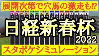 2022 日経新春杯  シミュレーション 【スタポケ】～ステラヴェローチェを負かす馬はどの馬だ？そして展開次第で激走する穴馬は！？～競馬予想TV