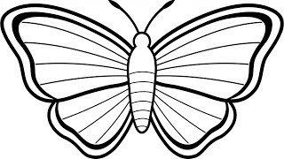 Coloring Pages-how to draw a butterfly | butterfly drawings in pencil | draw a butterfly