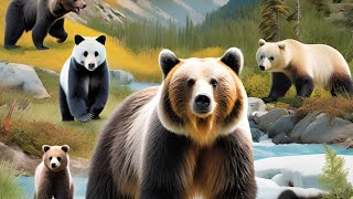 Amazing Bears: Fun Facts and Adventures in the Wild! #GrizzlyBears #PolarBears #Pandas