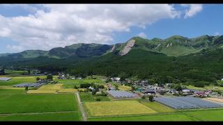 熊本阿蘇の田園風景｜ドローン空撮