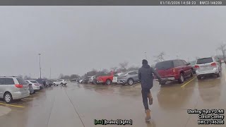 Bodycam video shows arrest of double homicide suspect
