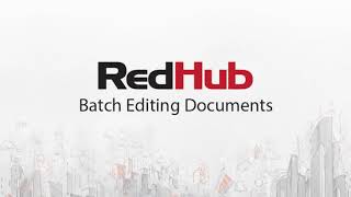 Batch Editing Documents V2