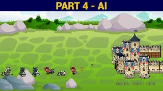 PyGame Castle Defender Game Beginner Tutorial in Python - PART 4 | Adding AI