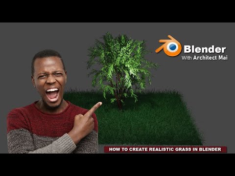 How To Create Realistic Grass In Blender Youtube