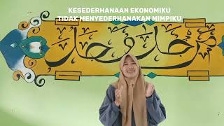 KESEDERHANAAN EKONOMIKU TIDAK MENYEDERHANAKAN MIMPIKU 🍂