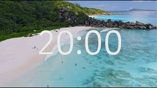 20 Minute Timer with Relaxing Music: Beach Theme