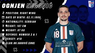 Ognjen Regodic - Right Wing - HC Jugovic - Highlights - Handball - CV - 2022/23