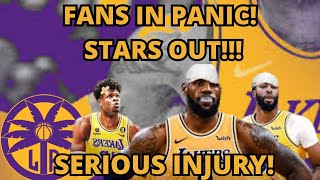 LAKERS STAR OUT OF FINALS! Bad news for fans! SERIOUS INJURY!😨😨