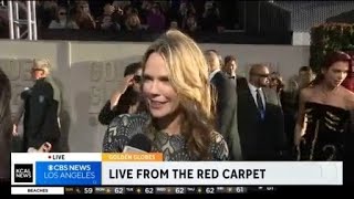 2024 Golden Globes Red Carpet: Wendy McMahon