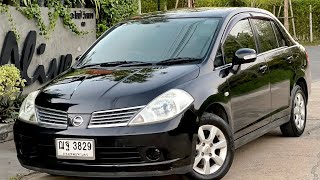 สด99,000💥รถบ้าน สวยเกรดA🚘ซีดาน--4ประตู มือเดียว🔵nissan tiida 1.6 auto top ปี 2008