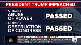 House debates two articles of impeachment against President Trump | ABC News