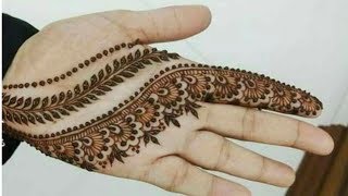 stylist Arabic bel designs for front hands. Arabic mehndi