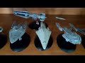 my collection of the official star trek starship collection from eaglemoss 35 so far