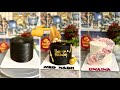 How to bring Black color in cakes | Truffle coating full tutorial