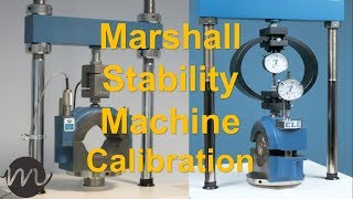 Marshall Stability Machine Calibration ||Maawa World||