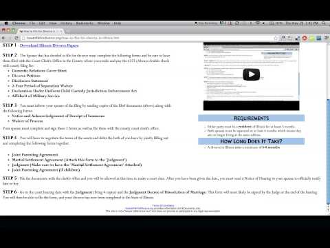 How to File For Divorce in Illinois How to File For Divorce in Illinois