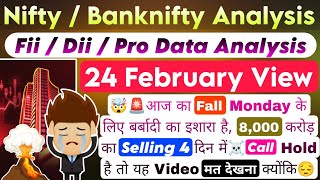 Monday Market Prediction | Nifty Prediction For Tomorrow | Bank Nifty Tomorrow prediction For 24 Feb