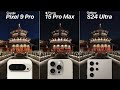 Google Pixel 9 Pro VS iPhone 15 Pro Max VS Galaxy S24 Ultra Camera Test Comparison