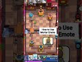 how to use mortar emote so verwenden sie das mörser emote clashroyale