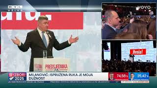 Milanović: 'Ispružena ruka. To je moja dužnost prema onima koji obnašaju izvršnu vlast'