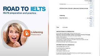 IELTS LISTENING TEST 3. ROAD TO IELTS