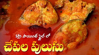 కర్రీ పాయింట్ స్టైల్ లో చేపల పులుసు || curry point style fish curry || by EverydayCooking