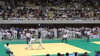 2017年 柔道女子 個人 2回戦 52Kg 佐々木vs小川2