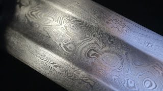Forging a pattern welded viking sword, part 2, heat treatment.