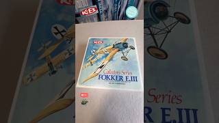 New vintage unboxing! 1/48 Fokker E.III K\u0026B #scalemodelling #unboxing #scalemodels #plamodel #fokker