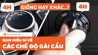 Cách gài cầu trên xe bán tải hay SUV 4WD, 4X4 | Otosaigon