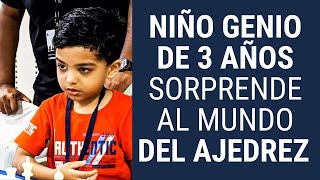 Niño genio indio de 3 años sorprende al mundo de ajedrez