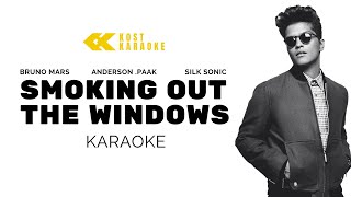 Smokin Out The Window (Karaoke Version) - Bruno Mars Anderson .Paak Silk Sonic